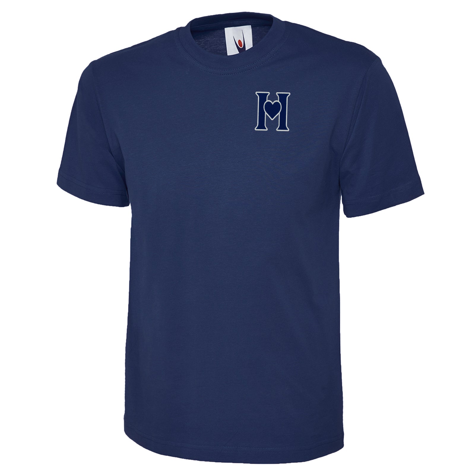 Retro Old School Hearts Football T-Shirt