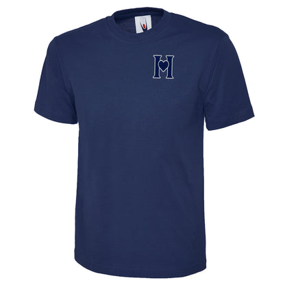 Retro Old School Hearts Football T-Shirt