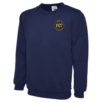 Made in 1927 Birthday Sweatshirt
