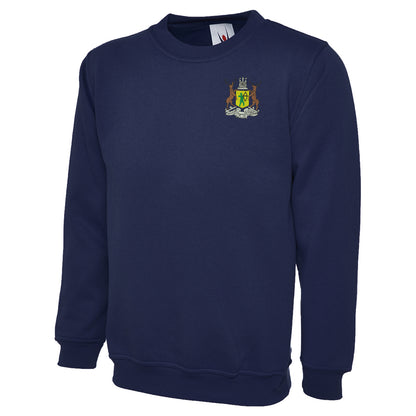 Retro Notts County 1962 Embroidered Classic Sweatshirt