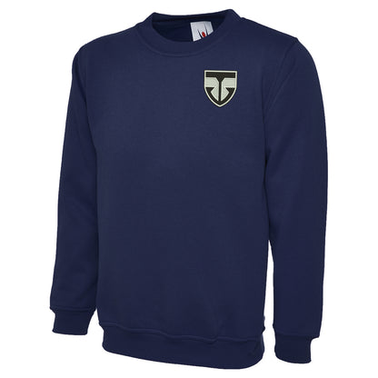 Retro Ayr United Embroidered Classic Sweatshirt