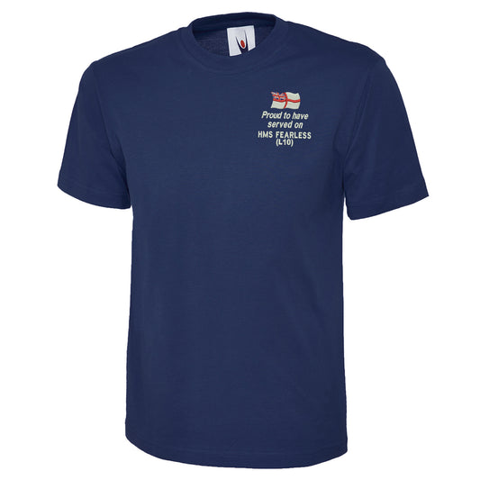 Proud to Have Served on HMS Fearless (L10) Classic T-Shirt