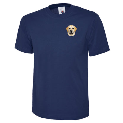 Yellow Labrador Dog Face T-Shirt