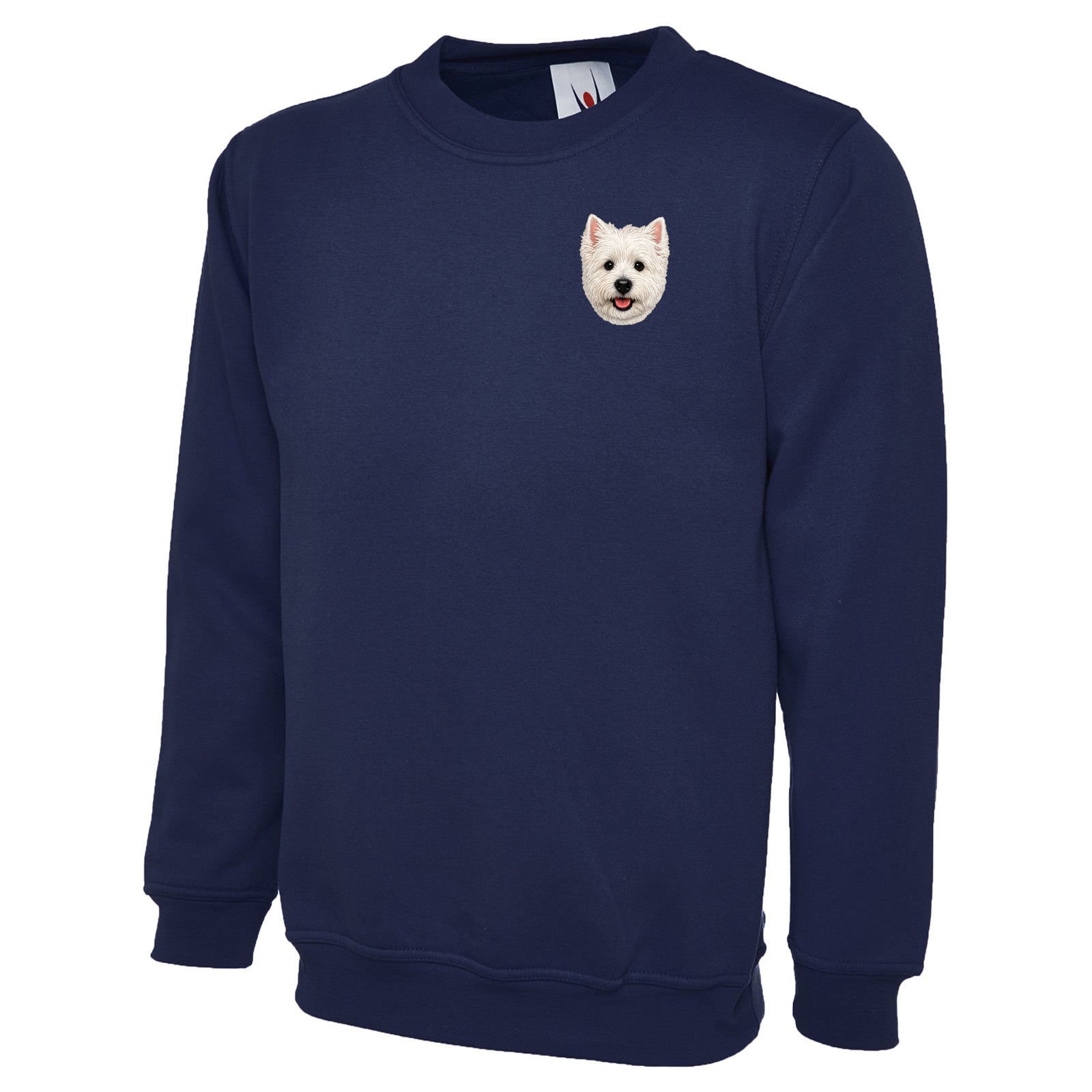 Westie Dog Face Sweatshirt 