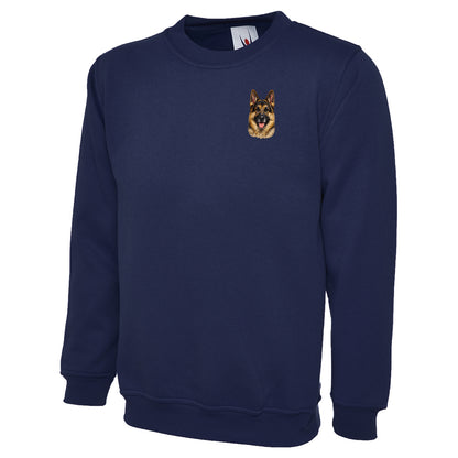 German Shepherd Dog Face Sweatshirt