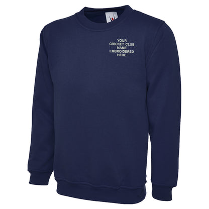 Personalised Cricket Club Classic Sweatshirt