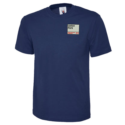 Retro Upton Park E13 Embroidered Classic T-Shirt