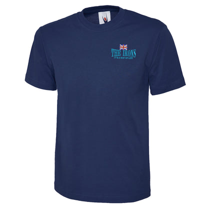 The Irons It's Way of Life Union Jack Embroidered Classic T-Shirt