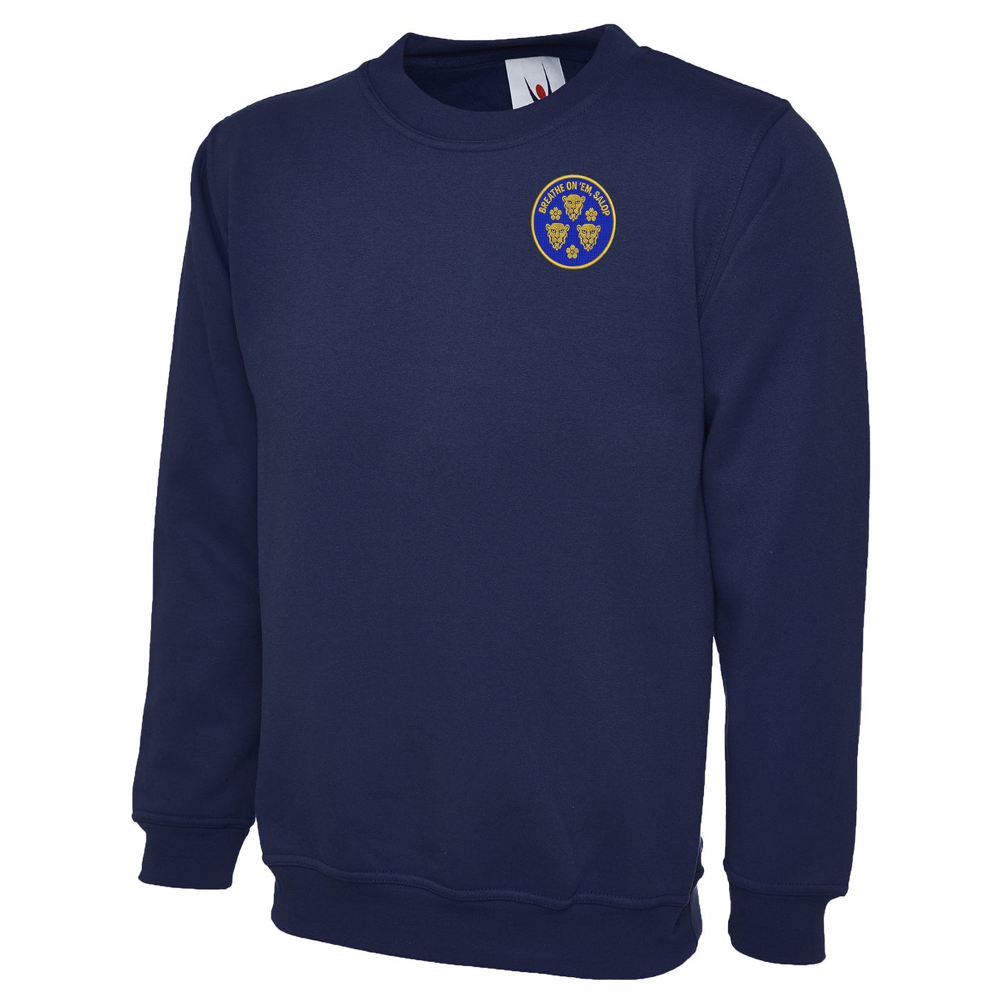 Breathe on em Salop Embroidered Classic Sweatshirt