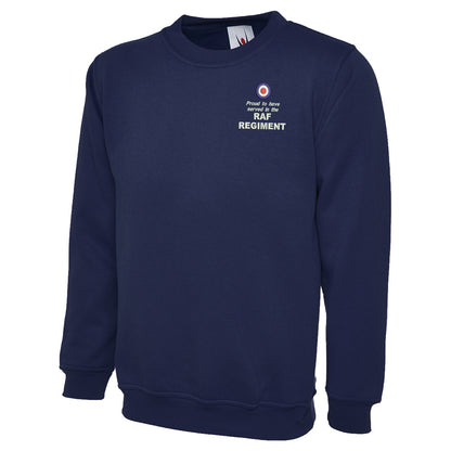 Proud to Have Served in The RAF Regiment Sweatshirt