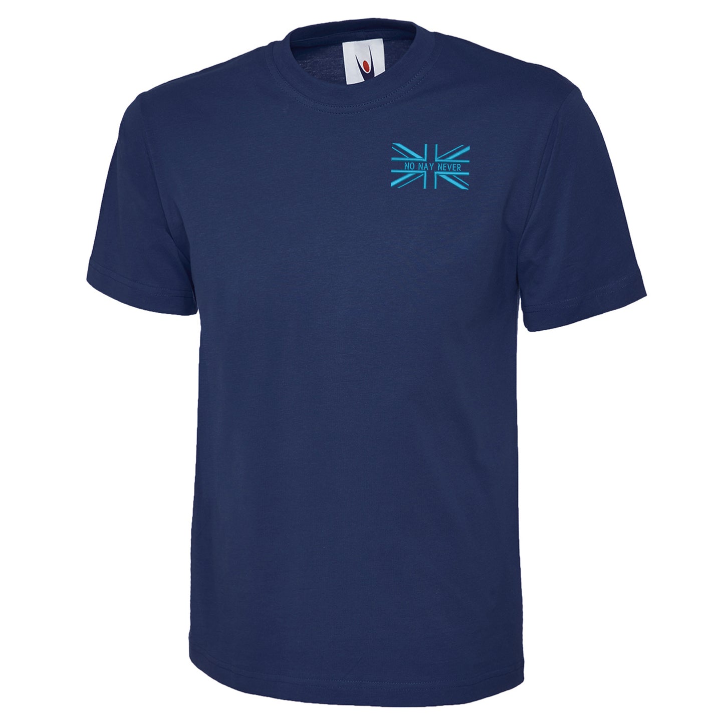 No Nay Never Union Jack Embroidered Classic T-Shirt