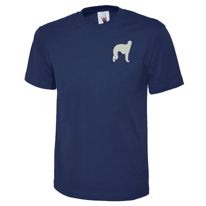 Borzoi Embroidered Classic T-Shirt