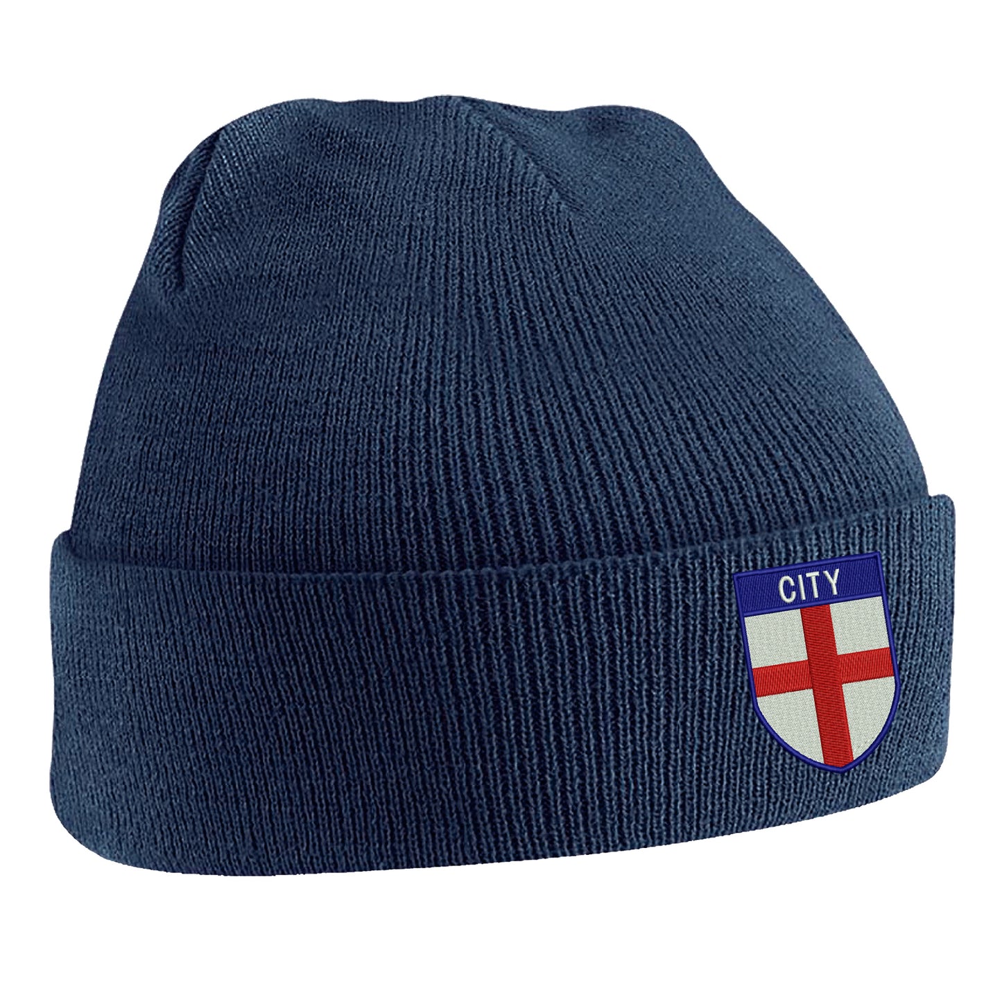 City Flag of England Shield Beanie Hat