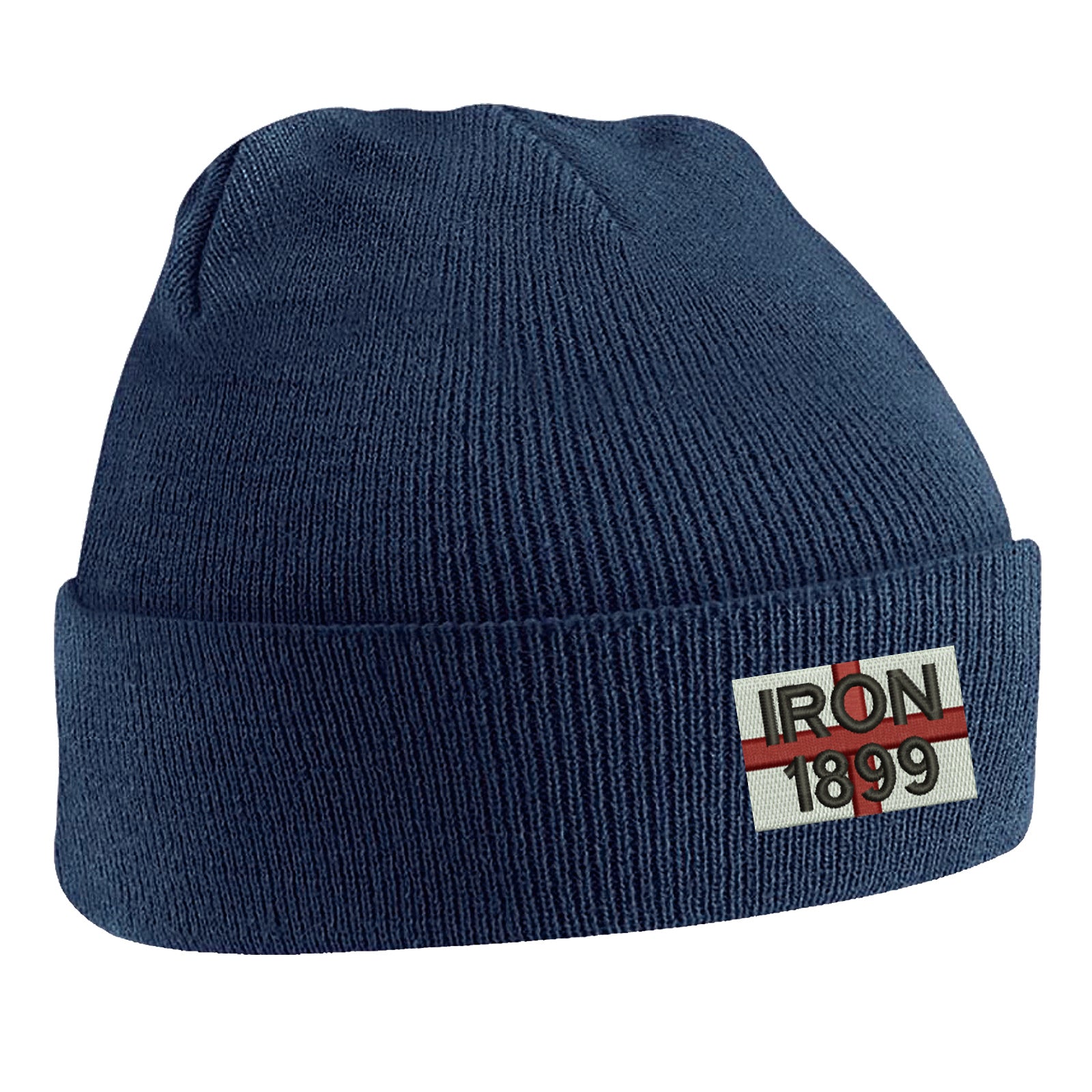 Iron 1899 Flag of England Beanie Hat