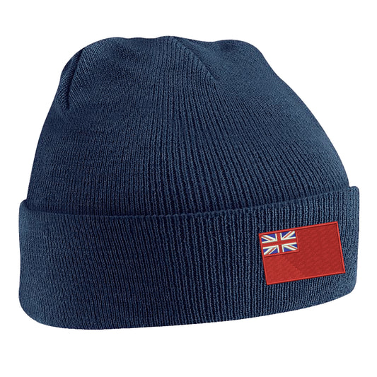 Red Ensign Embroidered Beanie Hat