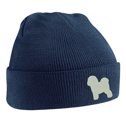 Bichon Frise Embroidered Beanie Hat
