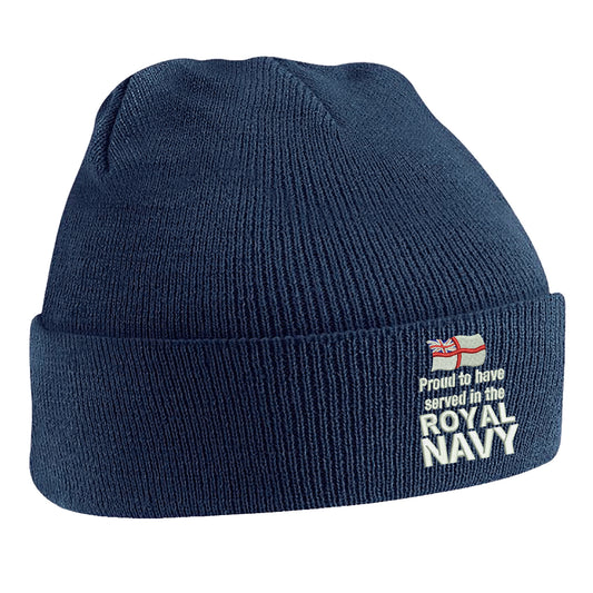 Proud to Have Served in The Royal Navy Beanie Hat
