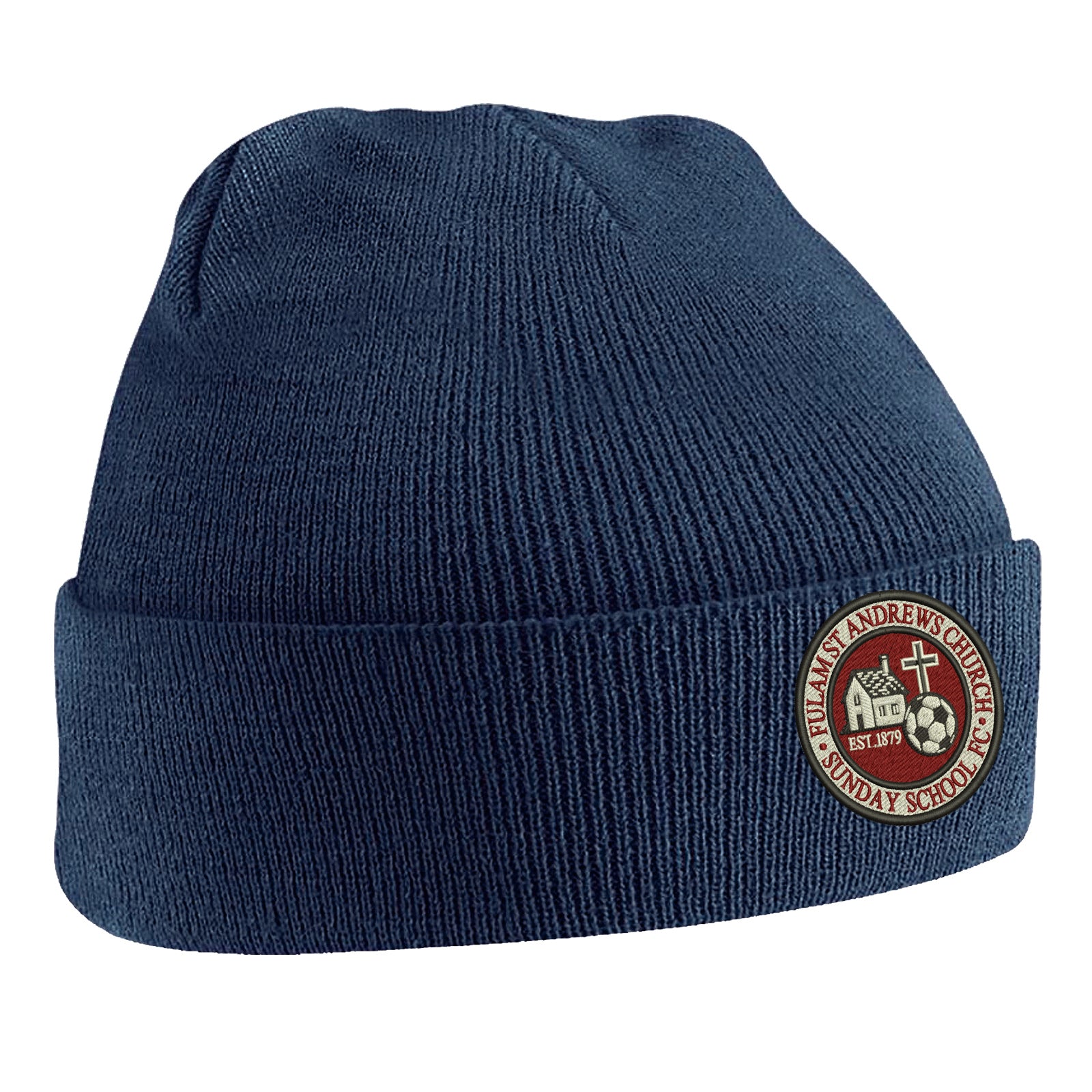 Old School Fulham Football Beanie Hat 