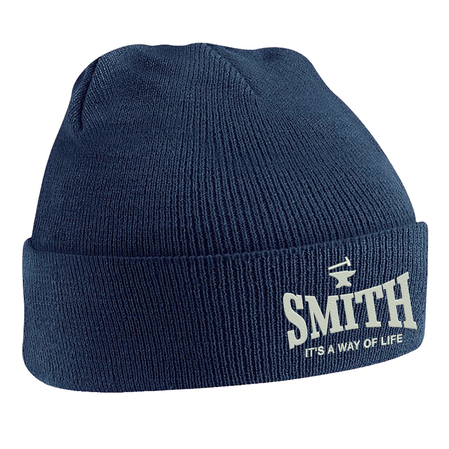 Smith Embroidered Beanie Hat