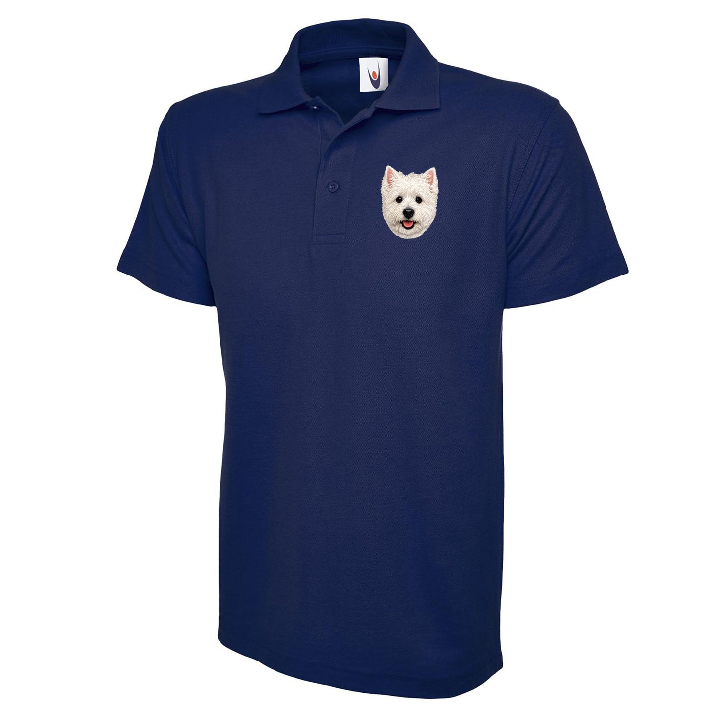 Westie Dog Face Classic Polo Shirt