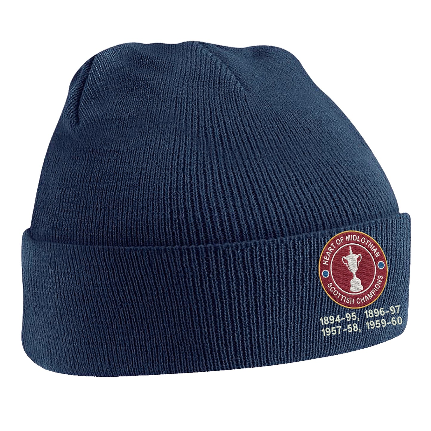 Hearts Scottish Champions Football Beanie Hat