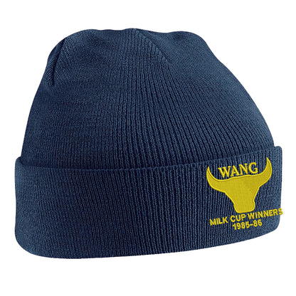 Retro Oxford Milk Cup Winners 1985-86 Embroidered Beanie Hat