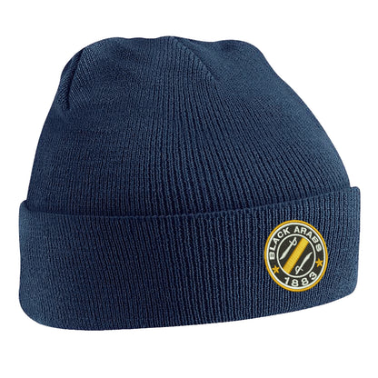 Black Arabs Embroidered Beanie Hat