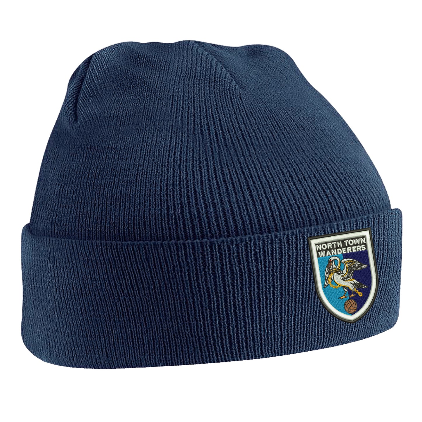 Retro North Town Wanderers Embroidered Beanie Hat