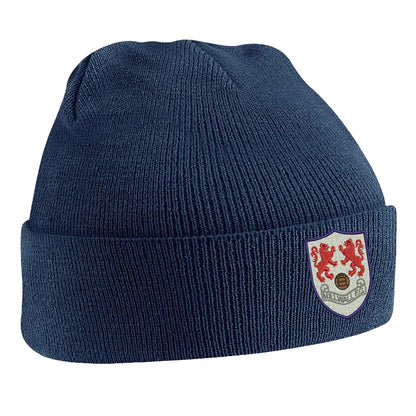 Retro Millwall 1956 Embroidered Beanie Hat