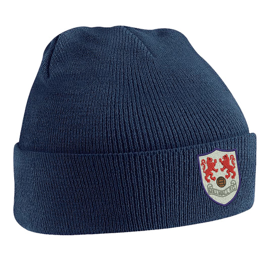Retro Millwall 1956 Embroidered Beanie Hat