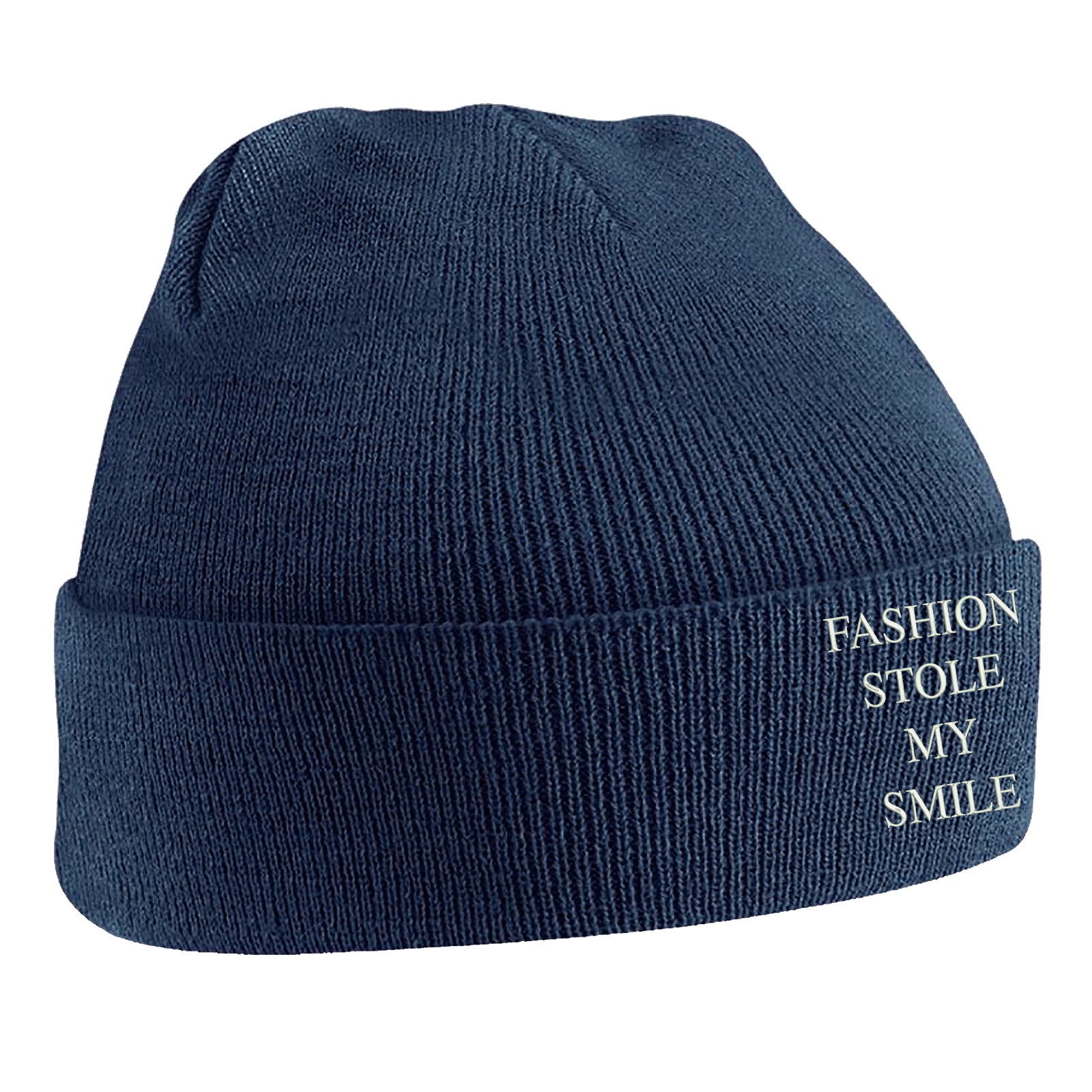 Fashion Stole My Smile Beanie Hat
