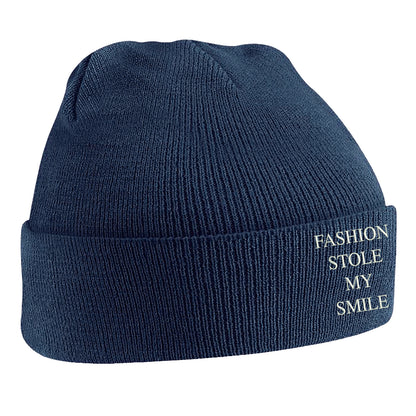 Fashion Stole My Smile Beanie Hat