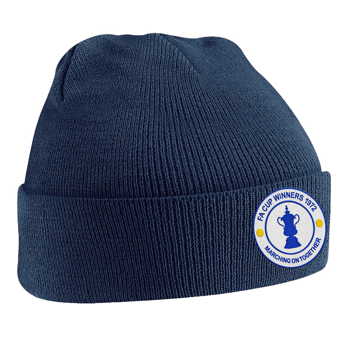 Old School Leeds United Beanie Hat