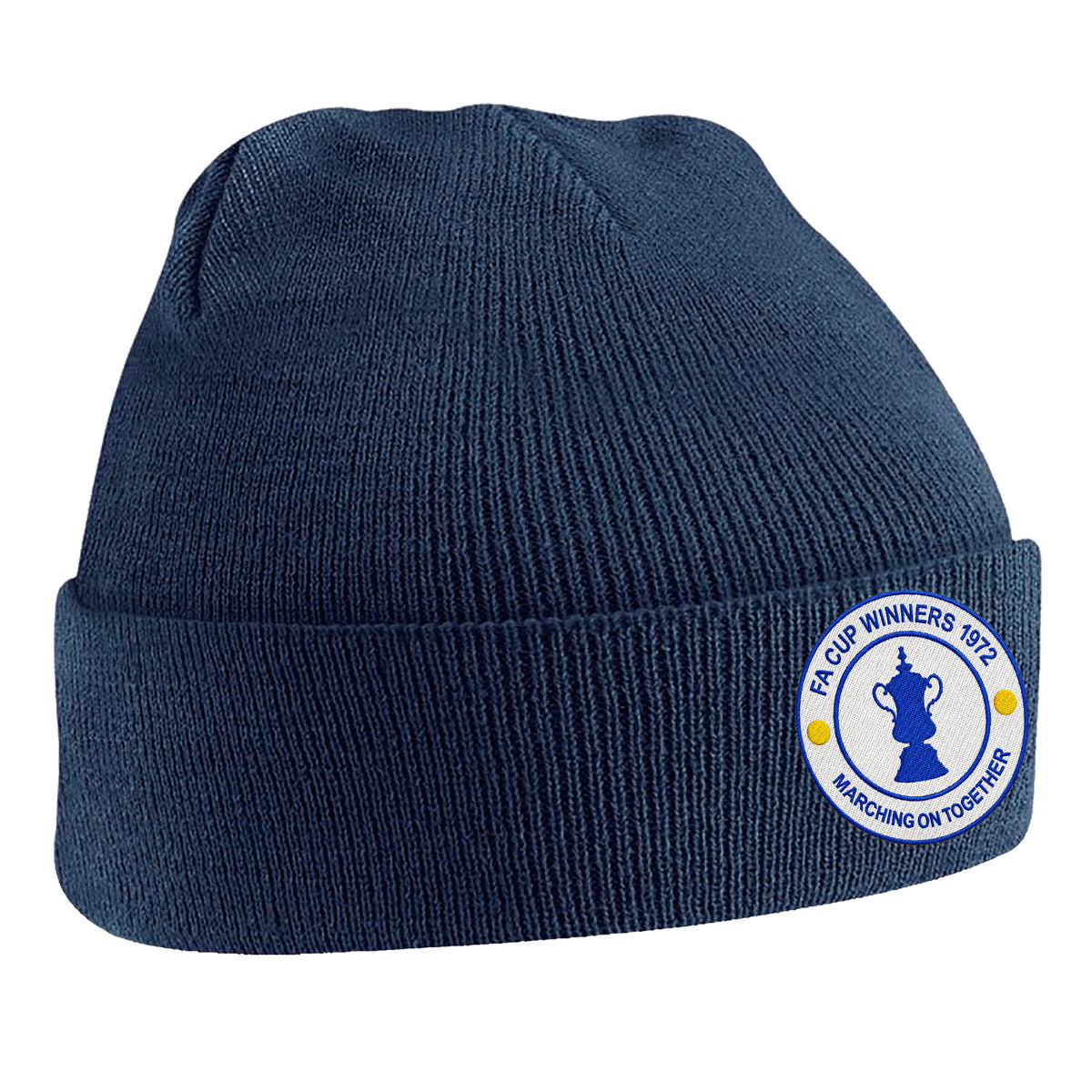 Old School Leeds United Beanie Hat
