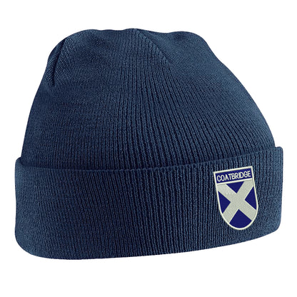 Coatbridge Flag of Scotland Shield Beanie Hat