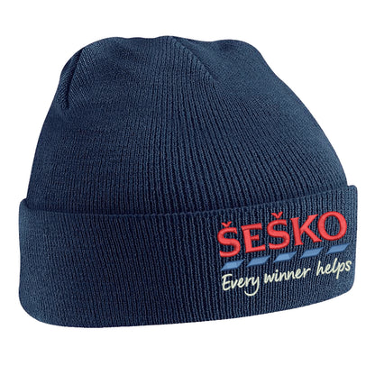 Benjamin Sesko Man Utd Beanie Hat 