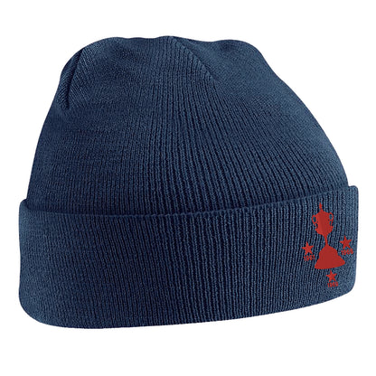 Retro Tamworth Three Time Birmingham Senior Cup Winners Embroidered Beanie Hat