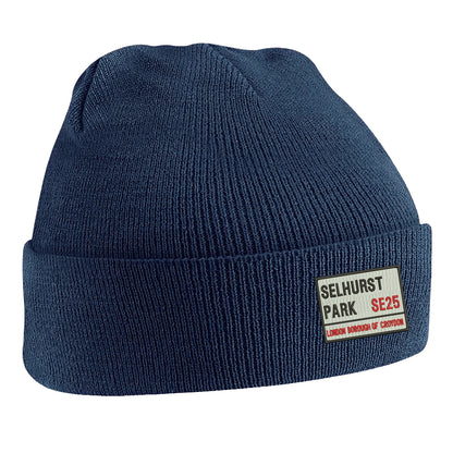 Selhurst Park SE25 Embroidered Beanie Hat