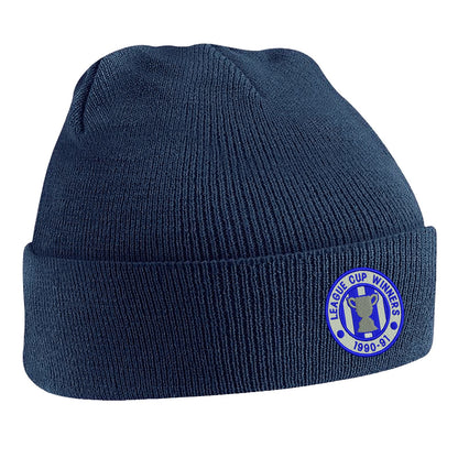 Retro Sheffield Wednesday League Cup Winners 1991 Beanie Hat