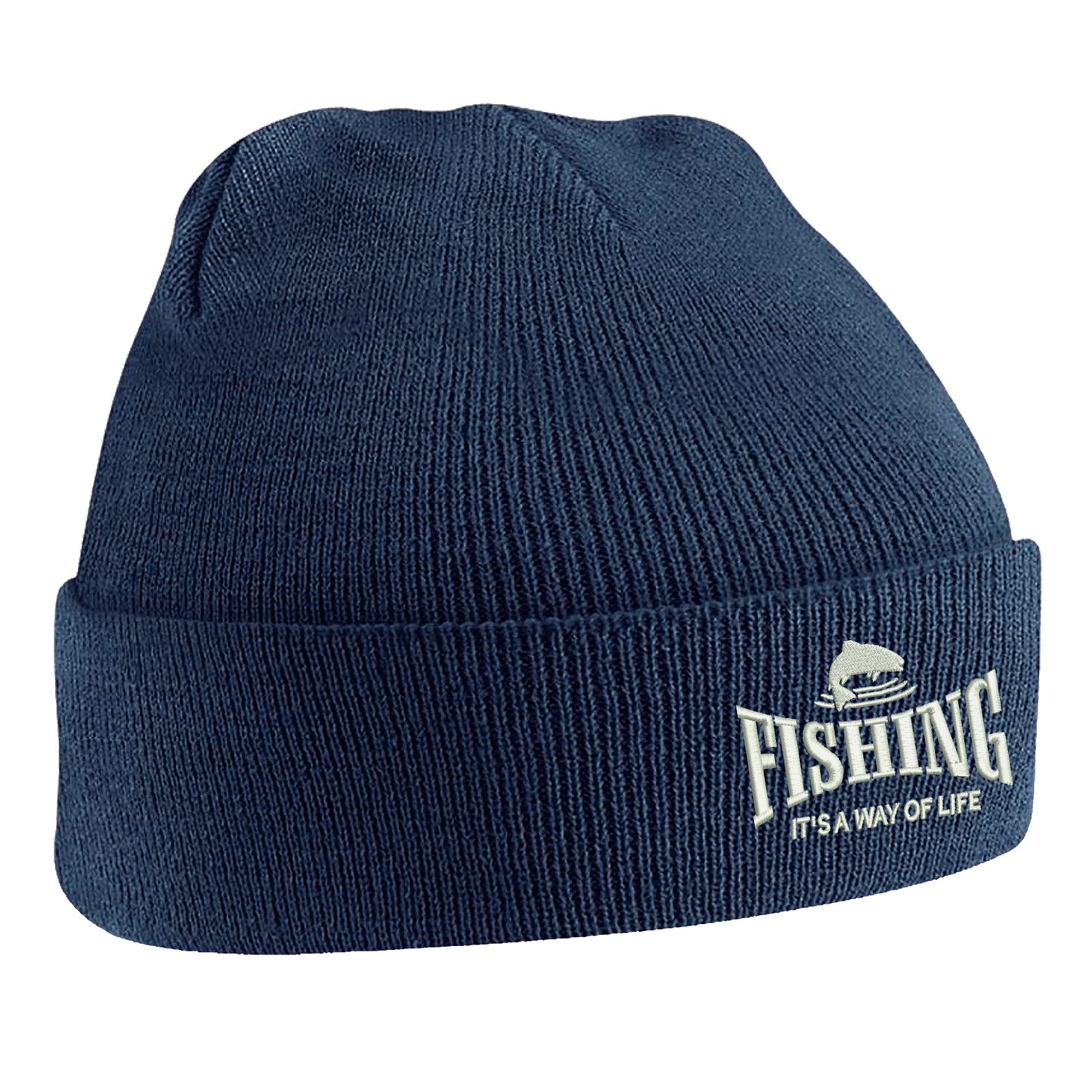 Fishing It's a Way of Life Beanie Hat