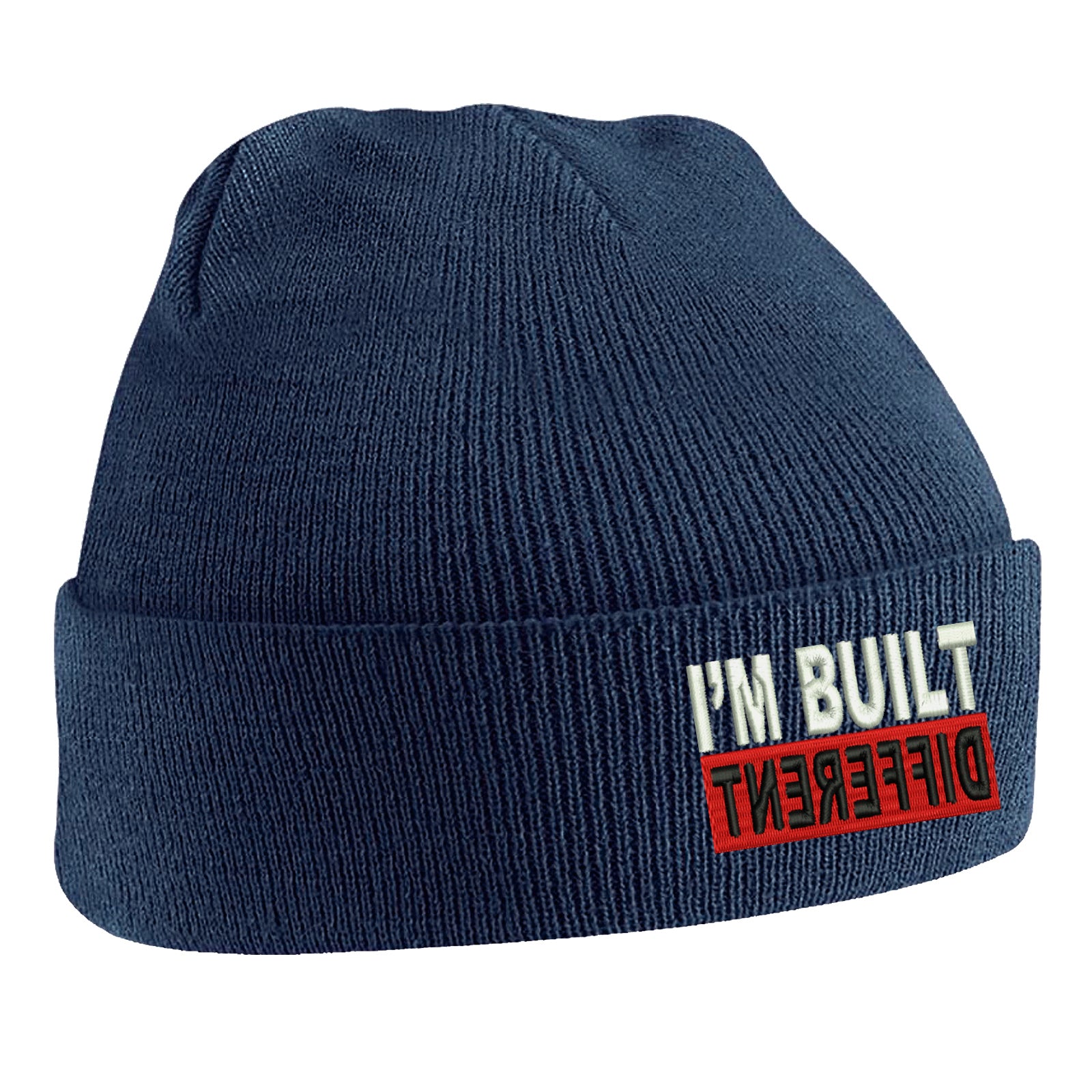 Hits Different Embroidered Beanie Hat