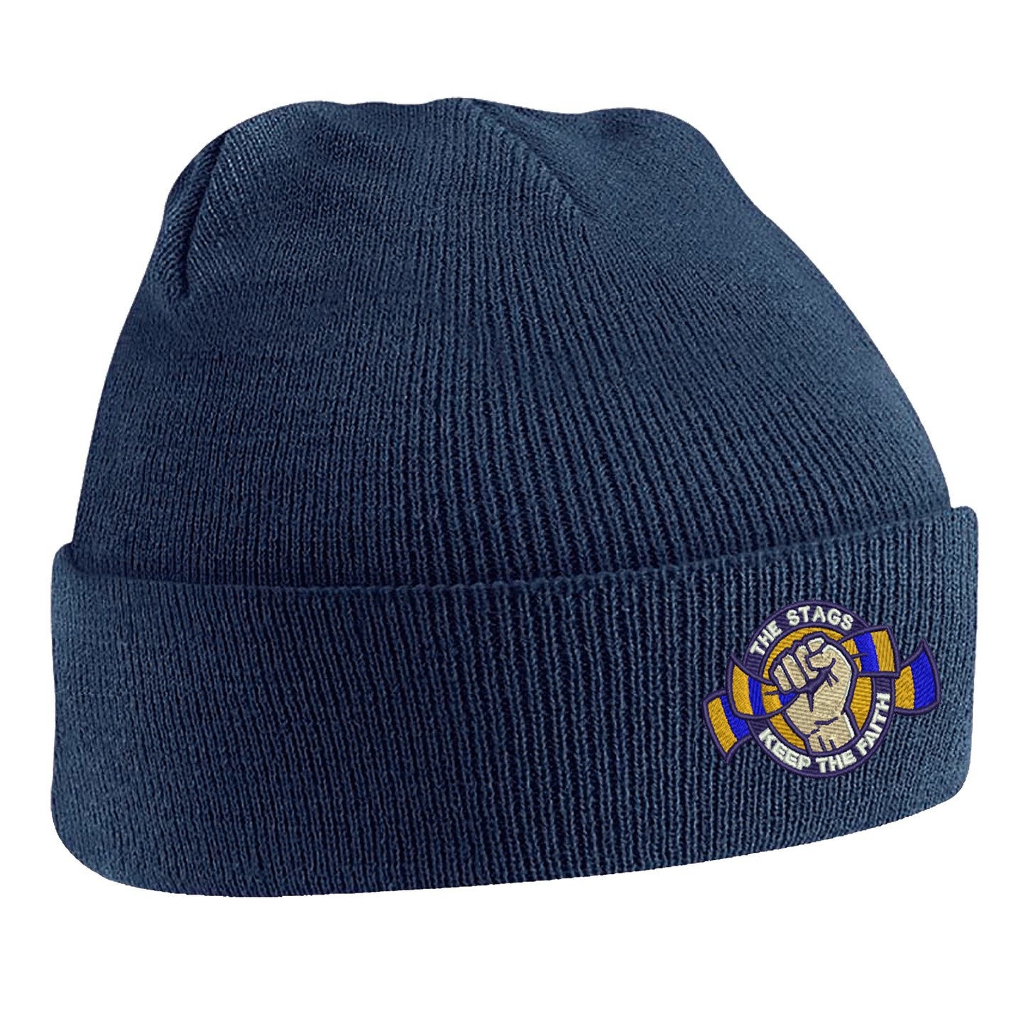 The Stags Keep The Faith Embroidered Beanie Hat