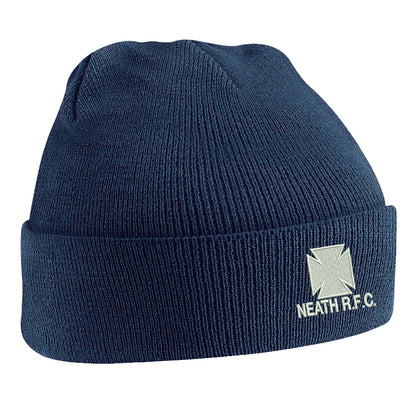 Retro Neath RFC Embroidered Beanie Hat