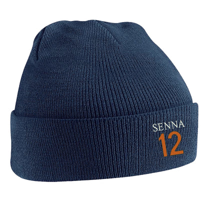 Retro Senna 12 Beanie Hat
