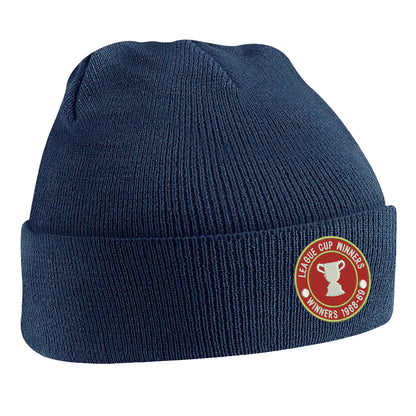 Retro Swindon Town Football League Cup Winners 1969 Embroidered Beanie Hat