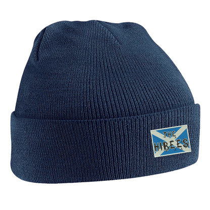 The Hibees Grunge Flag of Scotland Embroidered Beanie Hat
