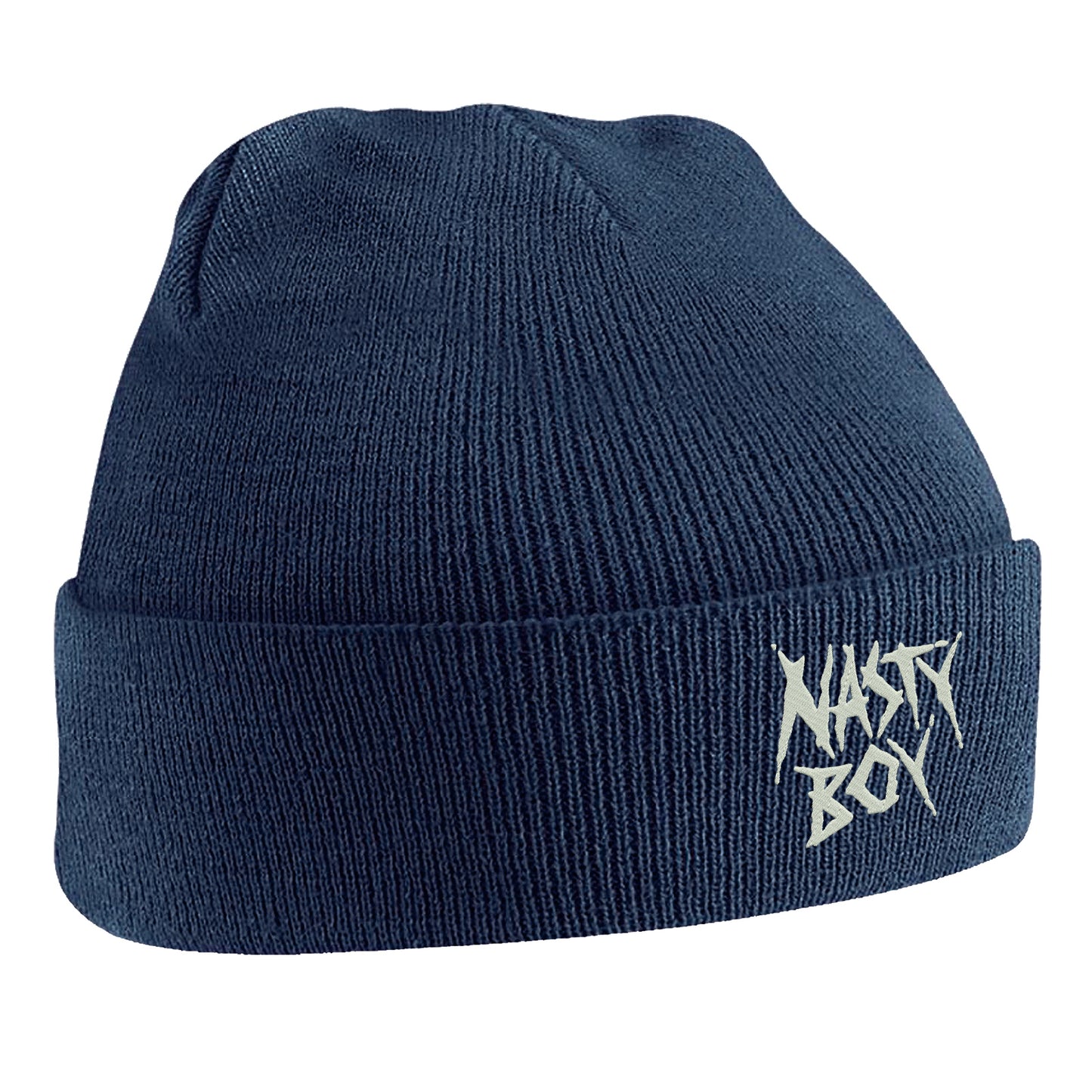 Nasty Boy Embroidered Beanie Hat