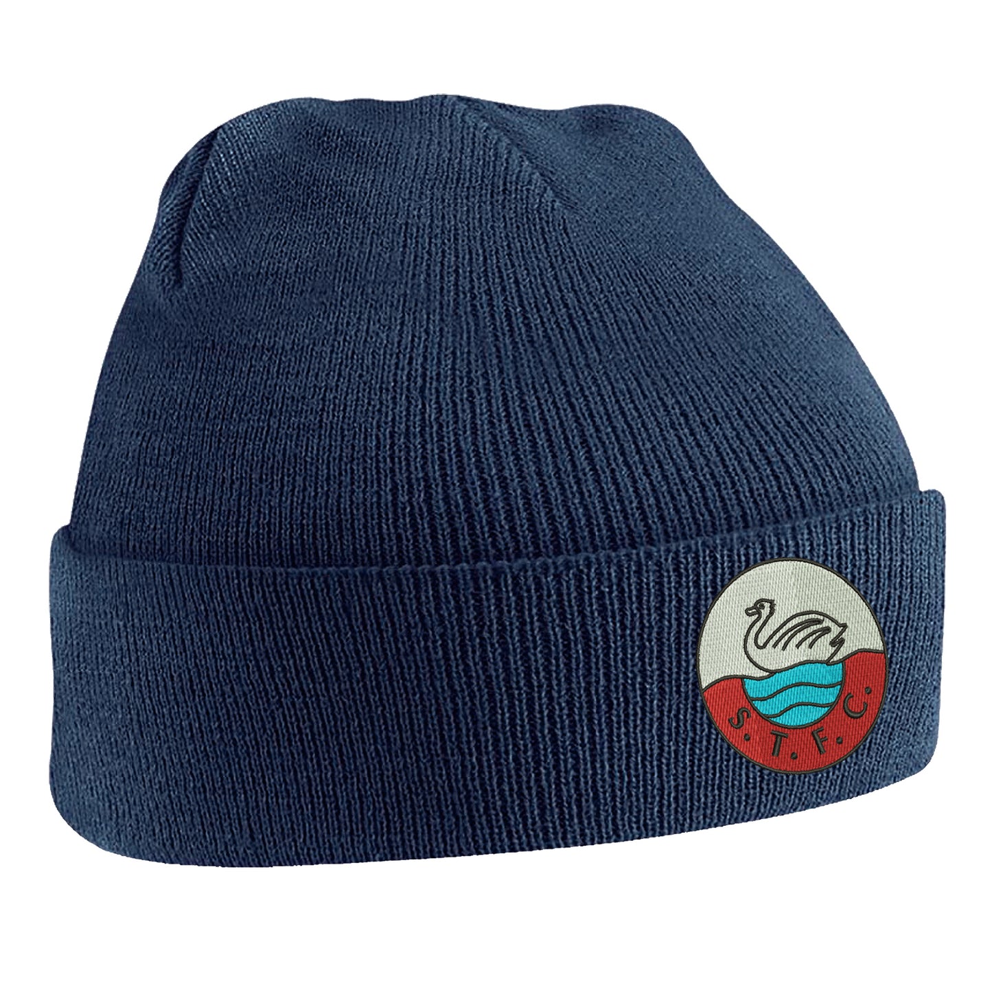 Retro Swansea 1960s Embroidered Beanie Hat