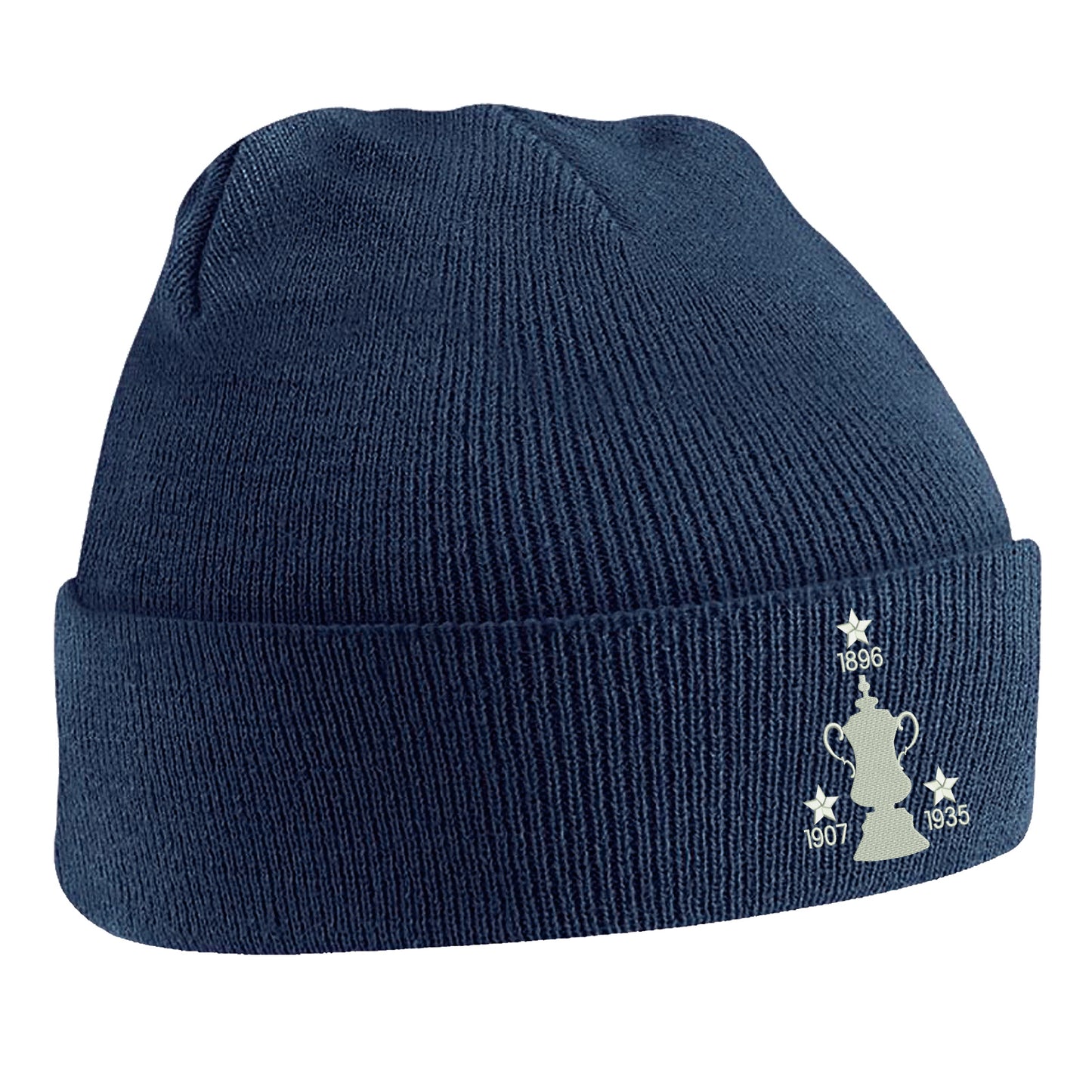 Retro Sheff Wed Three Time Cup Winners Embroidered Beanie Hat