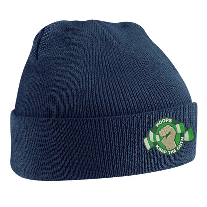 Hoops Keep The Faith Embroidered Beanie Hat